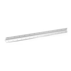 Triangular Aluminum Drafting Scale Ruler - 30cm, High - Impact Resistant (Large scale)