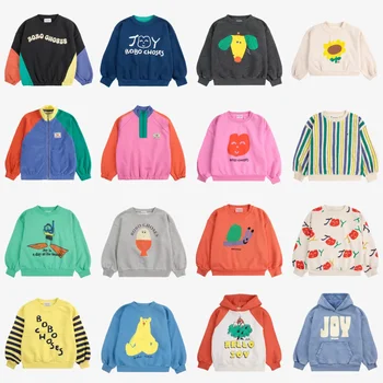 Children's Sweatshirt Non-Fleece New Spring BC 2025 Comfortable Soft Material Baby Clothing Kids Fashion Casual Wear