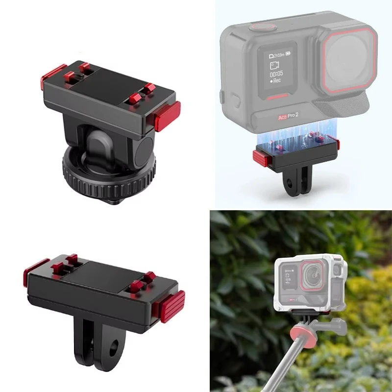 Quick Release Magnetic Adapter Mount for Action Cameras