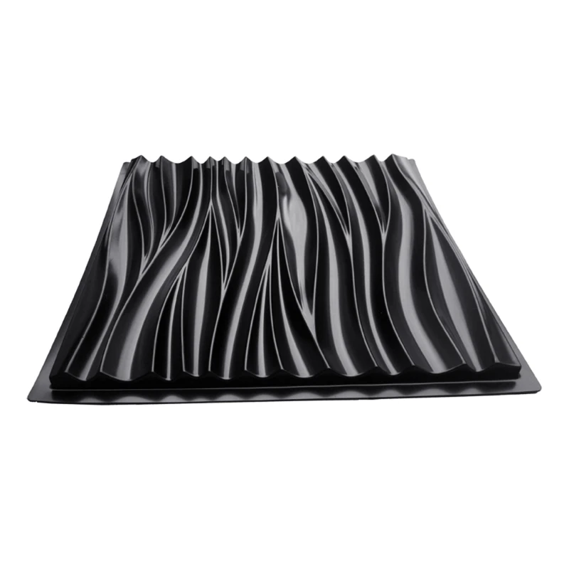 Wave Pattern Wall Concrete Cement Plaster Mold Plastic Brick Stone Tiles Walk Maker DIY Manual Garden Lawn for Path Paving Pavem