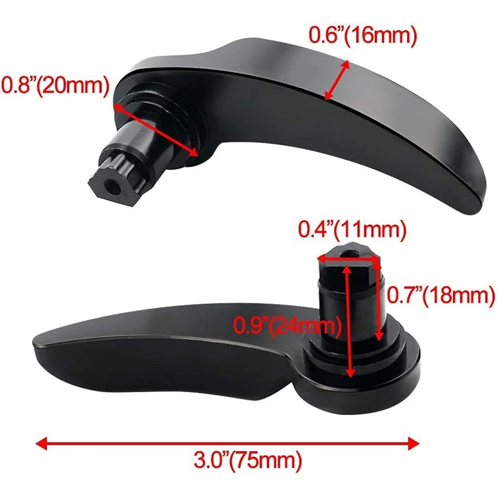 Saddlebag Latch Lever-Saddle Bag for 2014- Street Glide Road King Special Road Glide Special Ultra Limited, Black