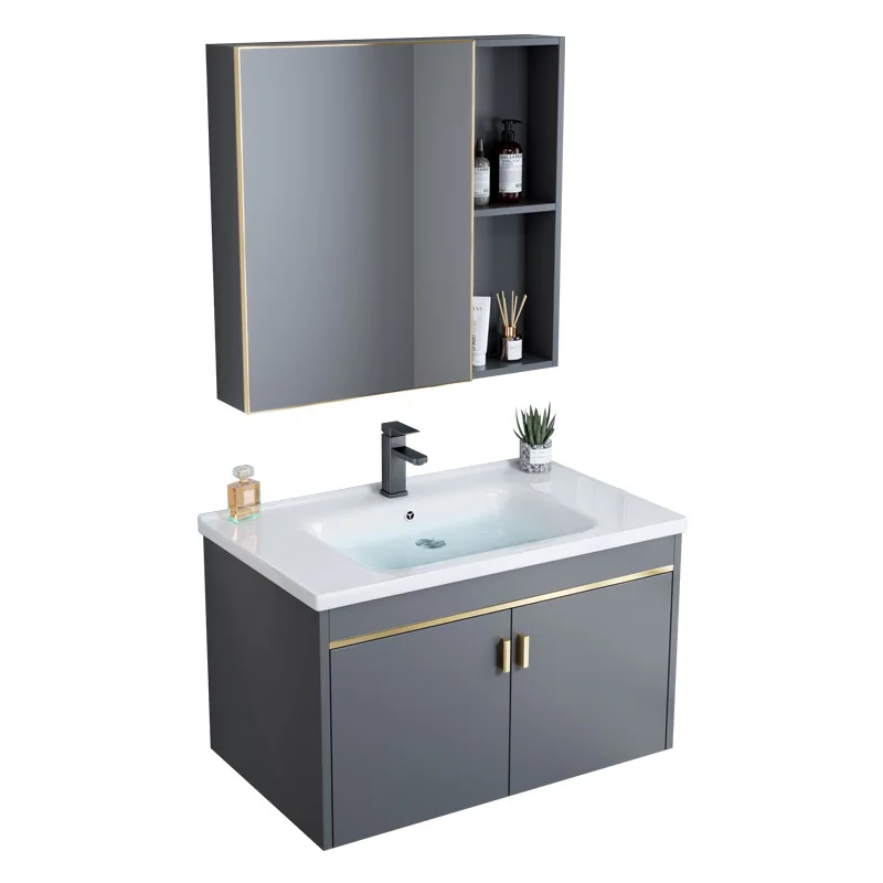 

Combination of washbasin cabinets in the bathroom