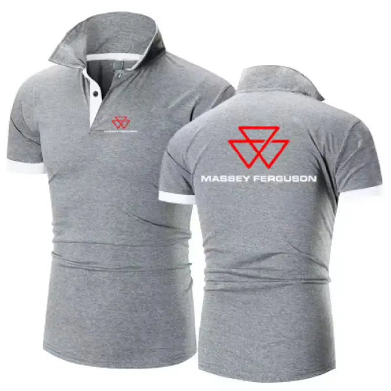 Polo stampata Marsefogerson 2026 - Stile casual comodo da uomo, vestibilità aderente - Nuova camicia estiva alla moda di marca - immagine 4