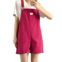 2024 Summer New Trendy Vintage Purple Jean Jumpsuit Women Cotton Wide Legs Bib Female Overalls Woman PersonAlibabaty Performers - Image 6