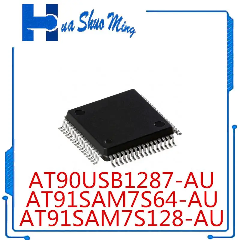 

2Pcs/Lot AT90USB1287-AU AT91SAM7S64-AU AT91SAM7S128-AU AT90USB AT91SAM7S QFP64