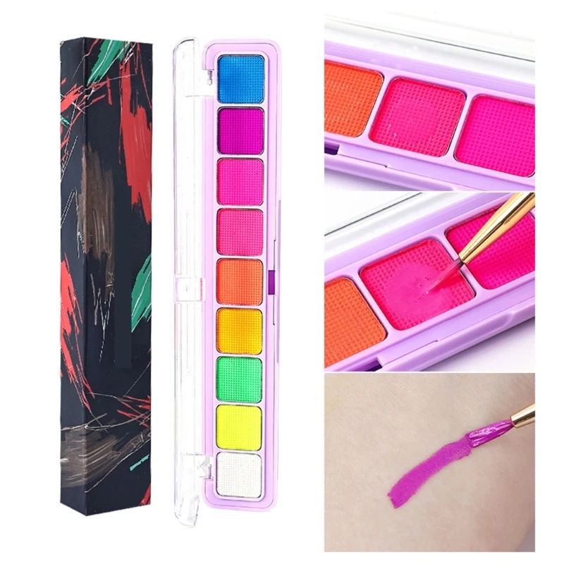 Vernice Per Viso Glow Uv Body Paint Glow In Dark Face Paint Vernice Per Corpo A Luce Nera