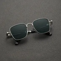 Men Driving Sunglasses Vintage Steampunk Square Sunglasses Metal Frame with Spring Hinges Women Eyepiece Trendy Driver Glasses 3