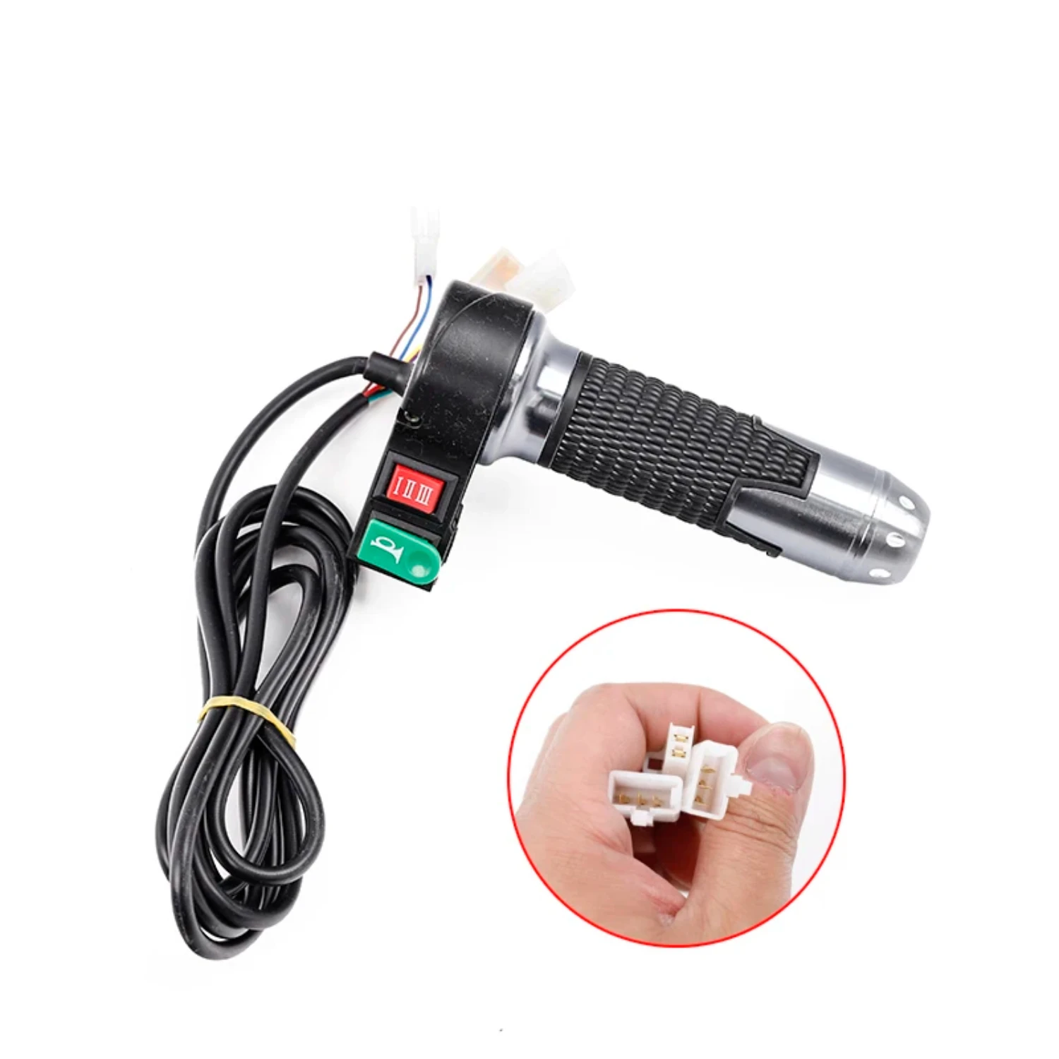 Bicycle High Medium Low Speed Forward Reverse ABS Throttle Acceleration Handle EBike Twist Throttle Parts Ltwoo speed shifter
