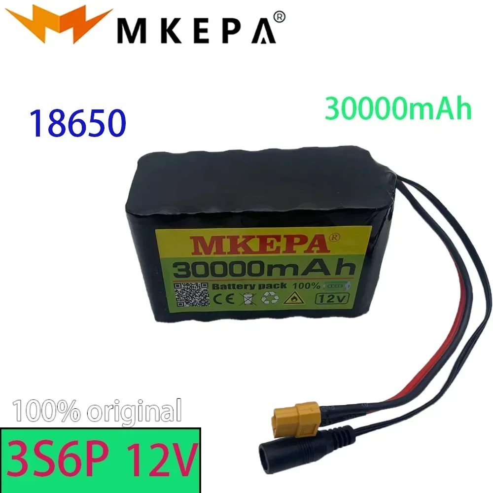 

MKEPA 12 В 3S6P 30 Ач 18650 литиевая батарея Встроенная 30 Ач высокий ток BMS для распыления и другого оборудования