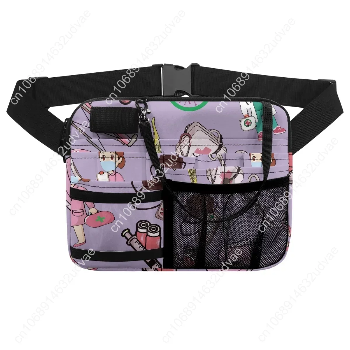 Women's Waist Bag Nurse Gift Adjustable Strap Portable Multi Pockets Medical Style Design Belt Bag Fanny Pack Female Organizer