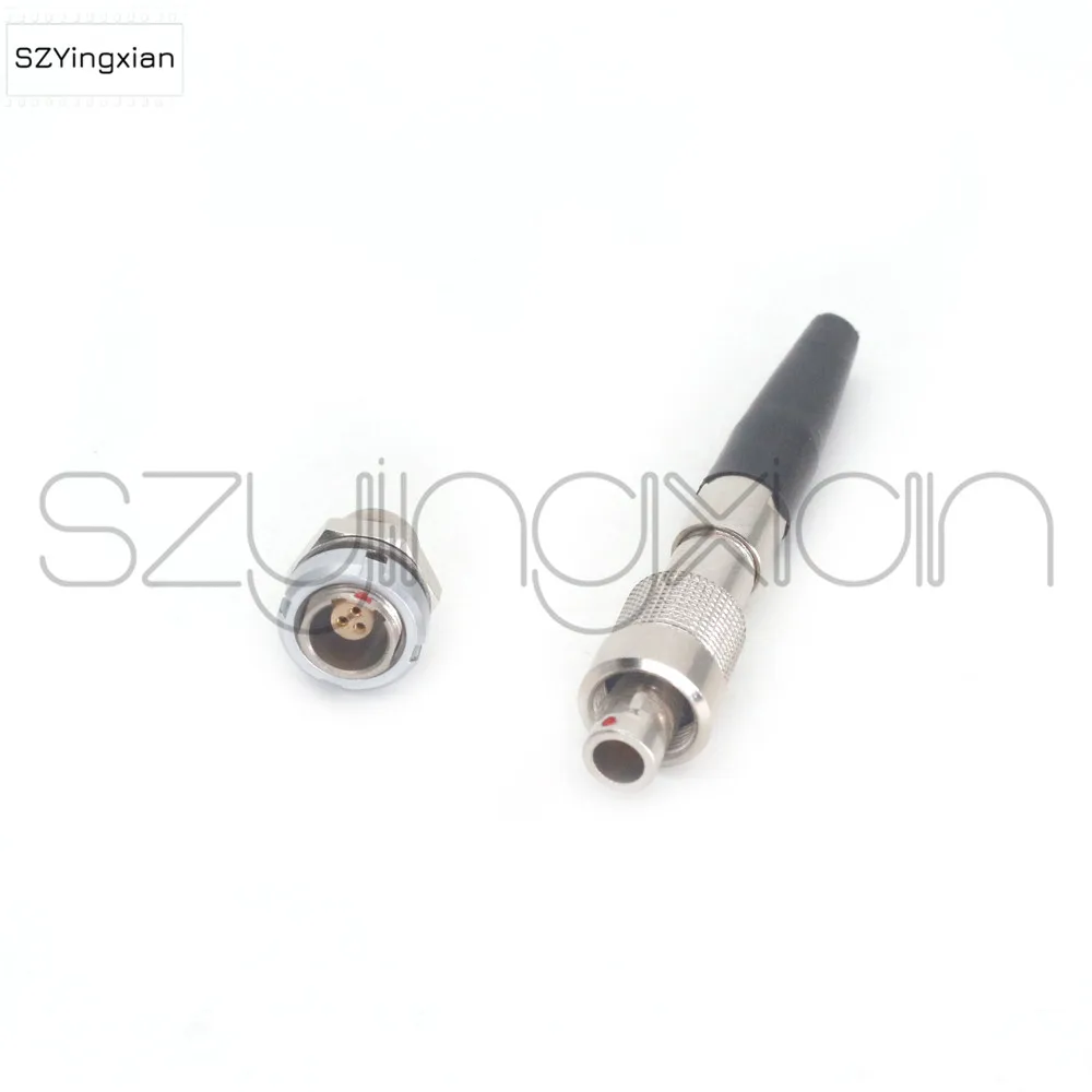 conector de travamento do parafuso de fvb pinos compatível com transmissores sem fio lectrosonics ss