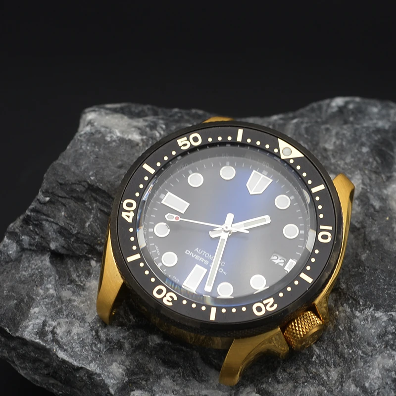 Gold SKX007 Dive Watches Automatic Mechanical man's Watch Sapphire
