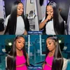 30 40 Inch 13x4 13x6 Straight Lace Frontat Wigs 360 Front Human Hair 4x4 5X5 Closure Wig Pre Plucked For Women 250 Density 4