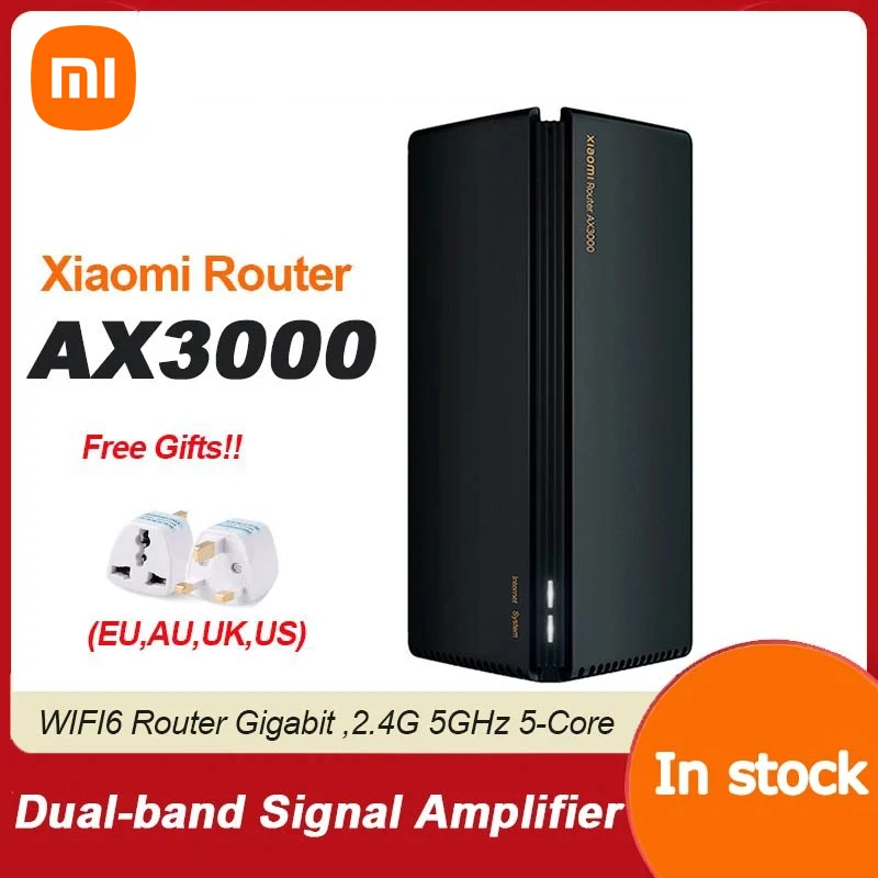 Xiaomi Router AX3000 Mesh Wifi6 2.4G 5.0 GHz Full Gigabit 5G WiFi