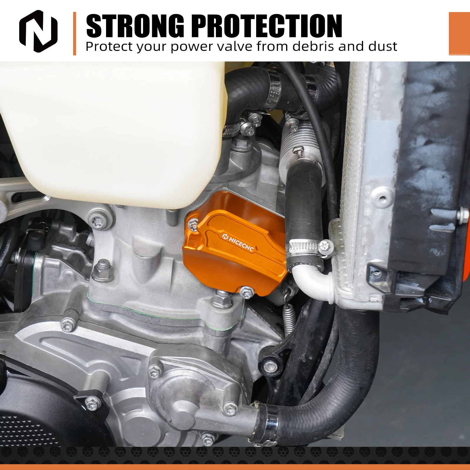 2025 2024 Für KTM EXC 300 XC-W 250 TBI Übergroßer Power-Ventildeckelschutz Für Husqvarna TE 300 TX 250 TC GasGas EC 300 EX 250 MC – Detail 6
