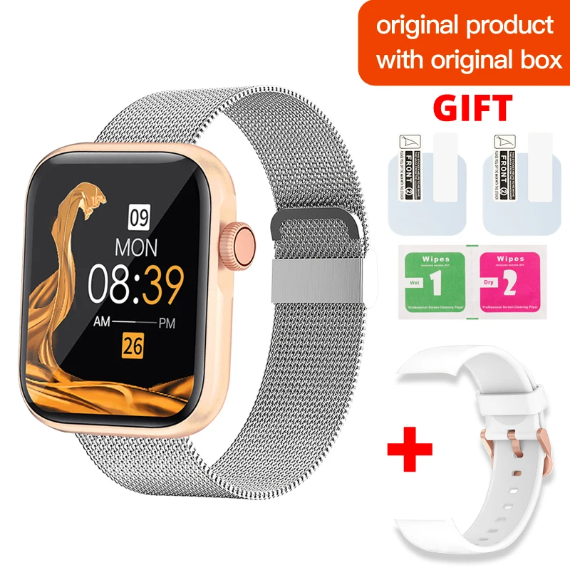 FIOMI L201 Women Smart Watch Bluetooth Call Custom Dial Touch Waterproof newMen Smartwatch For Android IOS Sports Fitness Tracke 