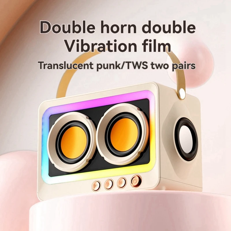 Bluetooth Speaker Portable Sound Speaker Music Wireless Radio FM Mini Dual Speakers Bluetooth Audio