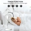 UNITEDTIME Desk and table fan, Foldable Fans Portable Travel Fan Battery Operated or USB Powered,Adjustable Height,My Foldaway 6