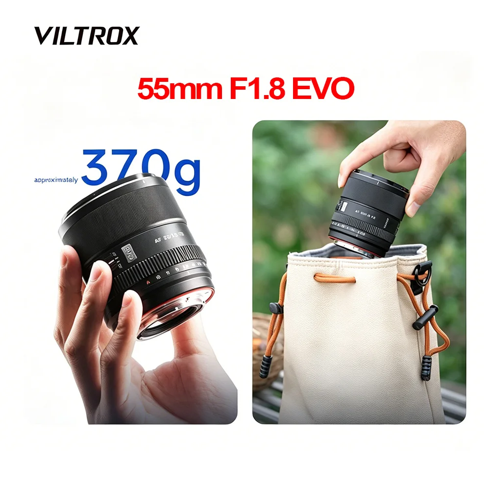 빌트록스 AF 55mm F1.8 EVO 자동 초점 카메라 렌즈 풀프레임 대구경 인화렌즈 ( FE, 니콘 Z 마운트 카메라용)