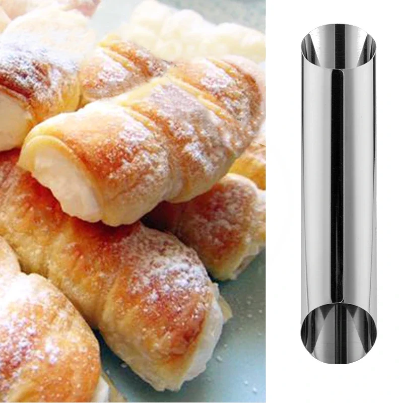 Set Di 8 Forme Di Cannoli In Acciaio Inossidabile Stampi Per Pasticceria Stampo Da Forno Fai Da Te Stampo Da Cucina Stampo Da Cucina Strumento Da Cuci