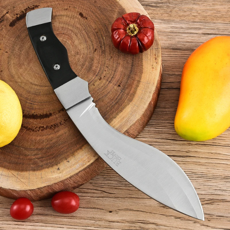new Outdoor survival portable knife, sharp and high-hardness tactical self-defense knife, camping portable small straight knife 3