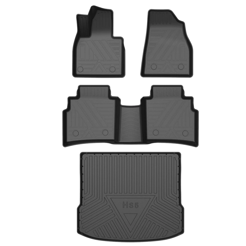 FitforHONGQIHS5carcarpetcustomcarfloormatsHS5FullSetTrim
