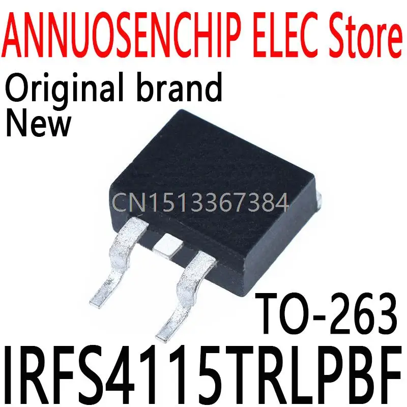 

50PCS New and Original IRFS4115 IRFS4115PBF TO-263 D2APK IRFS4115TRLPBF
