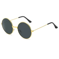 Classic Vintage Round Frame Sunglasses For Men Women Brand Design Ocean Red Yellow Metal Circle Sun Glasses Unisex Eyewear 2025 - Image 5