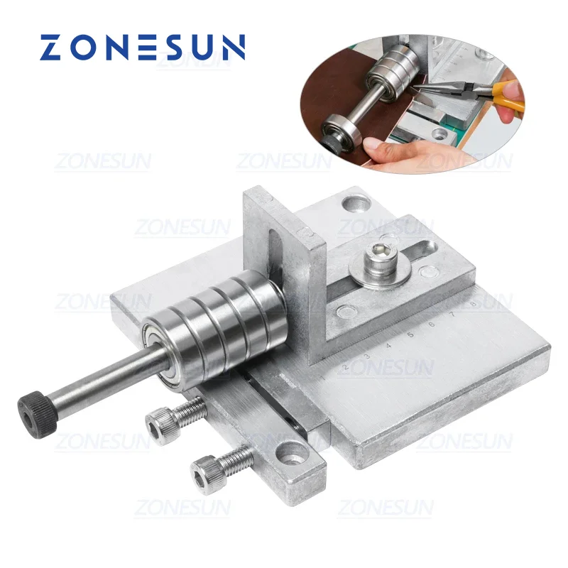 ZONESUN cortador de de cuero, herramienta de pelado, máquina de corte de tiras, Skiver de cuero para bolso, mango, correas de guitarra, pulsera|Tijeras| - AliExpress