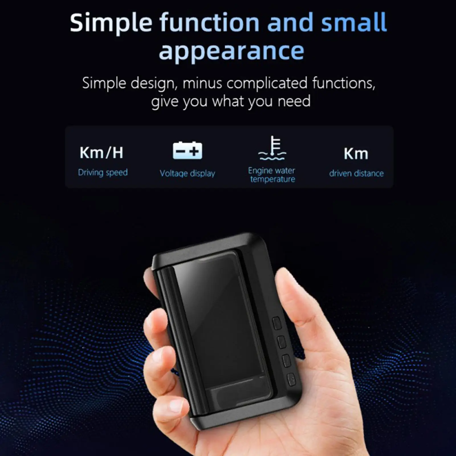 

Цифровой Автомобильный дисплей HUD Kmh
