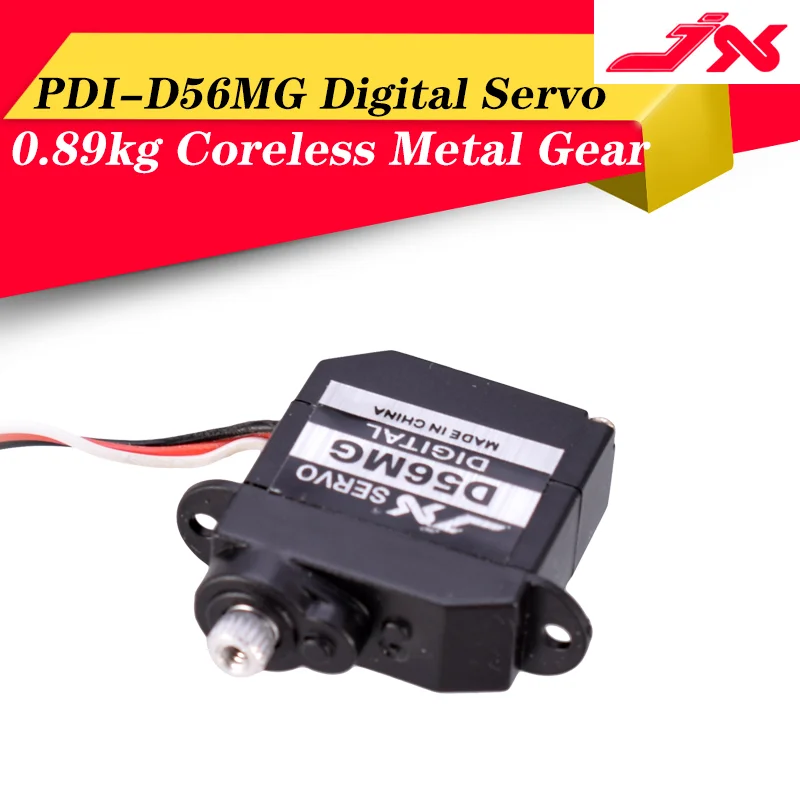 

JX Servo DHV56MG/5.6g Metal Gear Coreless Digital Servo for Fixed Wing Helicopter RC Models