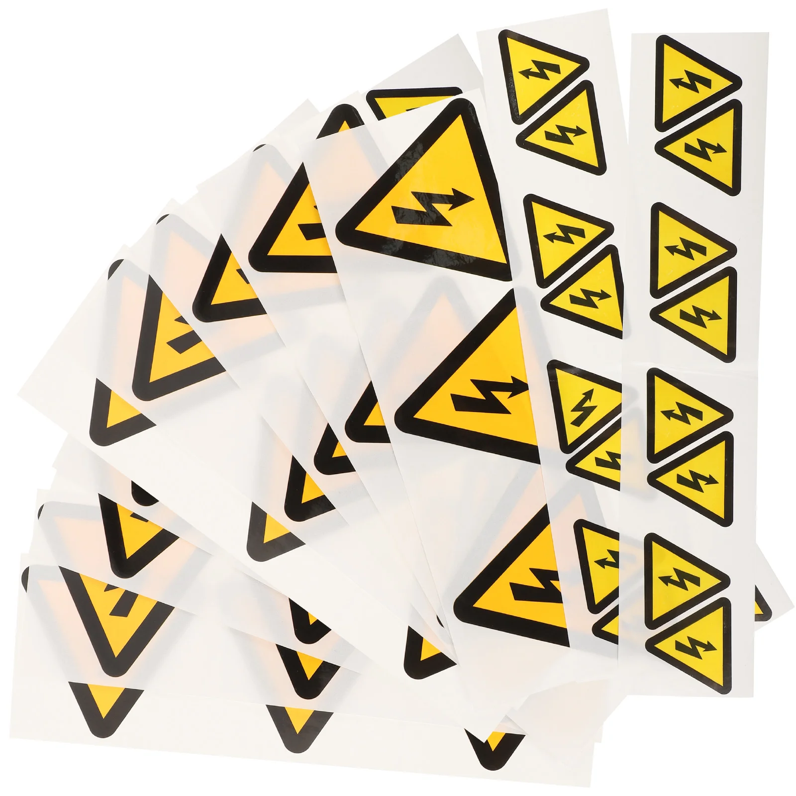 

Tofficu Yellow Sticker High Voltage Electrical Shock Hazard Vinyl Sticker Electric Shock Disconnect Power Before