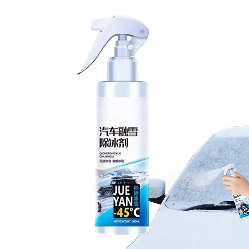 De-icer Spray De Ice Defroster For Car Window Cleaner Auto Windshield Deicing Spray 300ml Deicer Anti Freeze For Car