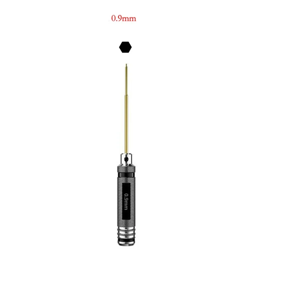 모델 비행기 수리 육각 드라이버 비트 편안한 그립 드라이버 비트 0.9mm,1.27mm,1.3mm,1.5mm,2mm,2.5mm,3mm