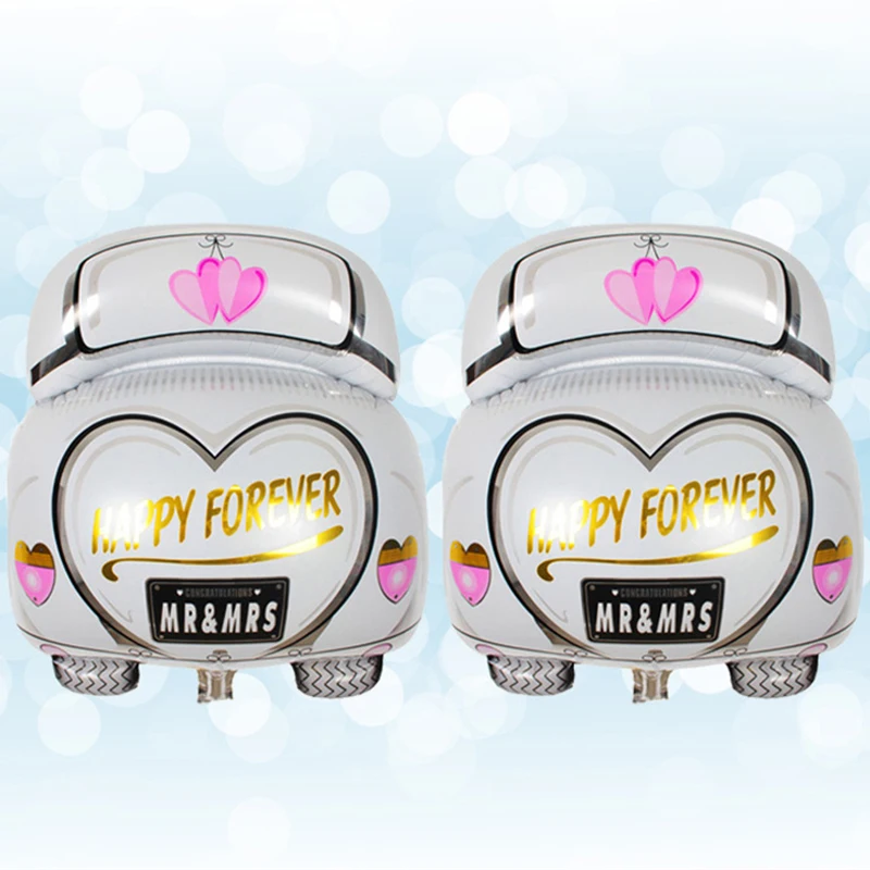 

Mr and Mrs Heart Wedding Car Foil Balloons Happy Forever Ballons Wedding Engagement Party Decorations Adults Anniversary Globos