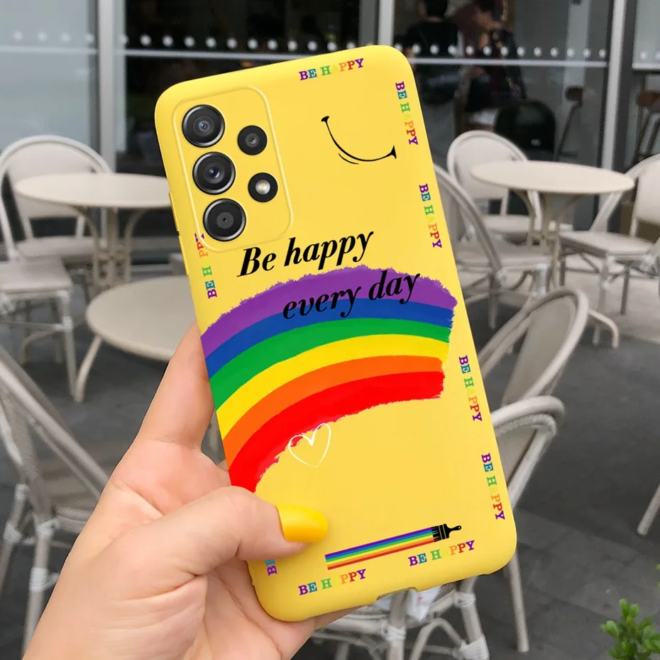 Lovely Pattern Candy Color Silicone Phone Case