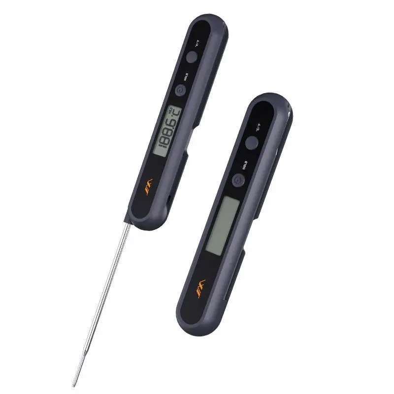 Jimihome Digital Meat Thermometer Instant Read LCD Display Temperature Probe for Cooking Grilling BBQ Food Candy Milk Oil Water