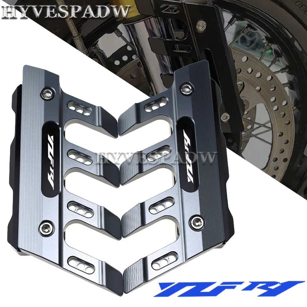 

With Logo For Yamaha R1 R1m YZF-R1 YZFR1 Motorcycle CNC Accessories Mudguard Side Protection Block Front Fender Anti-Fall Slider