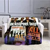 BSB band backstreet boys printed blankets Flannel Warm blanket Soft Cozy Blanket Travel Blankets bed linings Birthday Gift 6