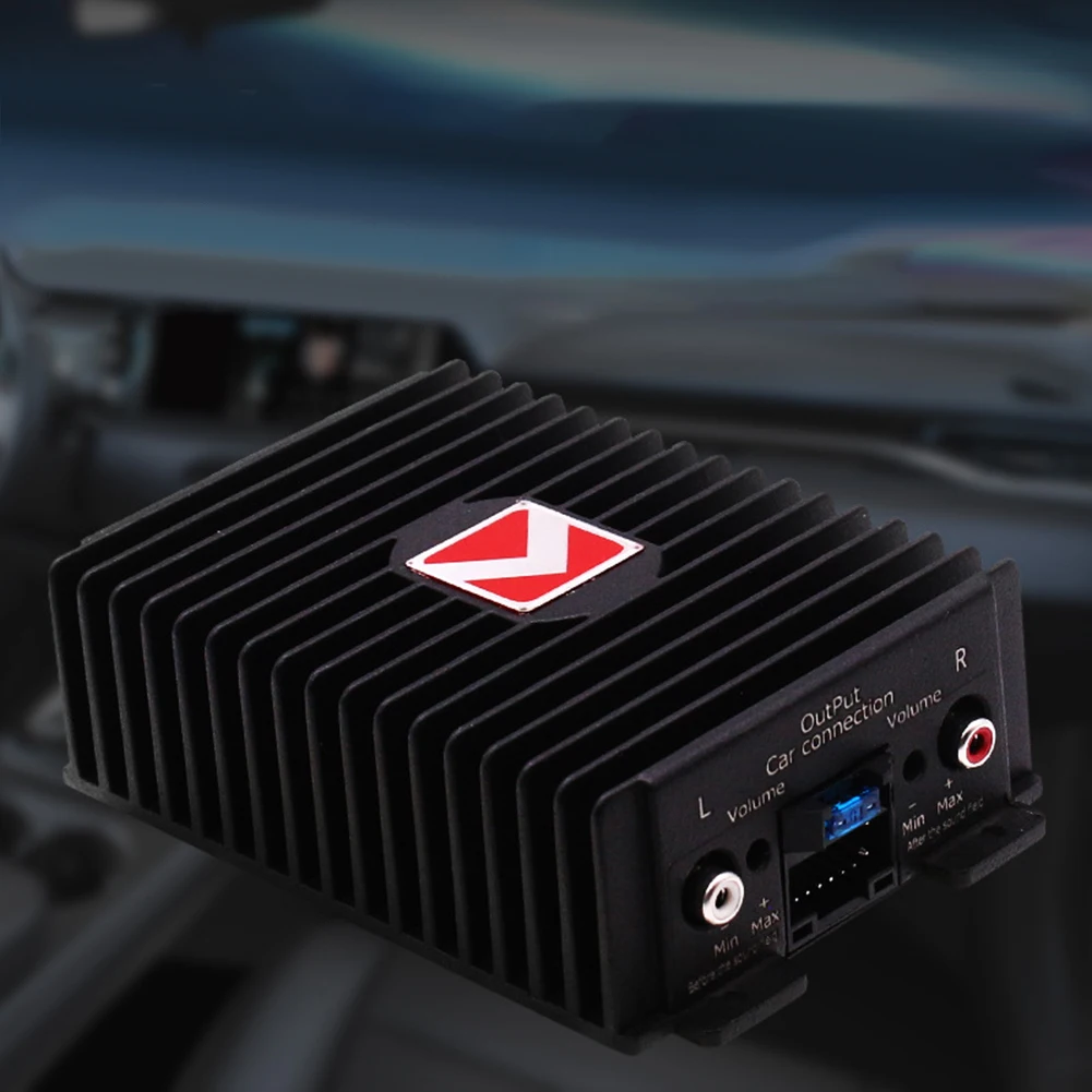 Android Navigation DSP Amplifier Box Aluminum Shell Car Stereo Audio 4 x 80W High Power Sound Upgrade DSP Amplifier Box car audio amplifier box