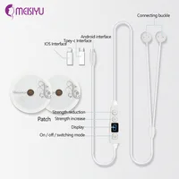 Physical Therapy Massager EMS Tens Electrode Cable With USB  Connector Snap Medical EMS Cable 1