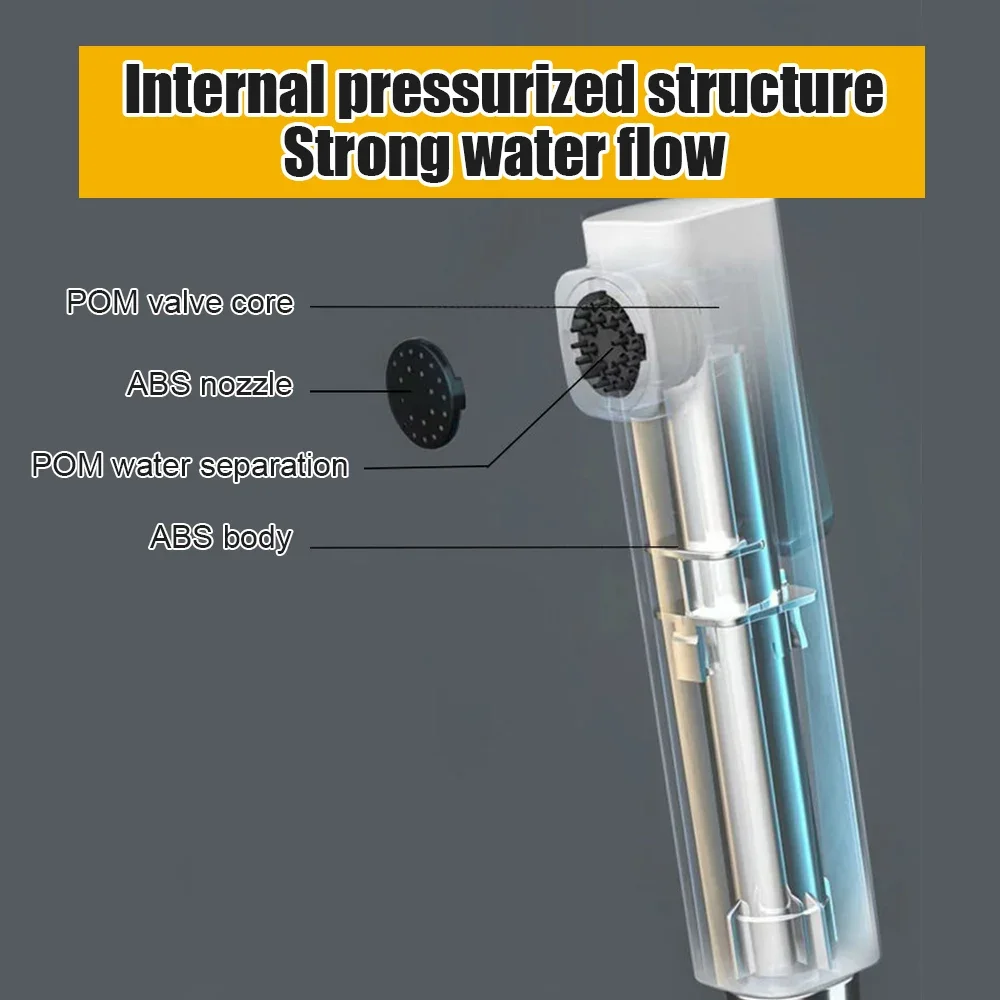 Handheld Bidet Toilet Sprayer Stainless Steel Protable Bidet Faucet Spray Sprinkler Water Multifunctional Bathroom Accessories 5