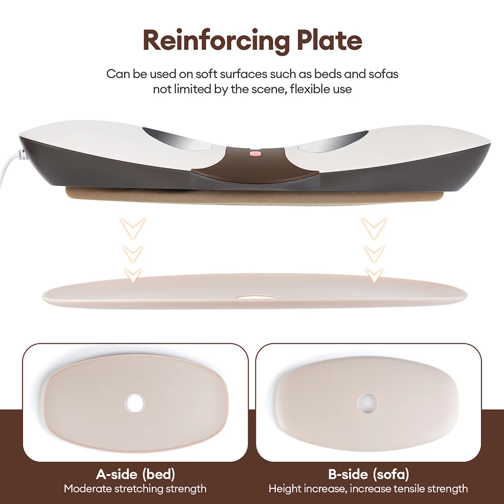 New Electric Lumbar Traction Massager Waist Spine Support Back Massage Up and Down Traction Inflatable Back Stretcher Device