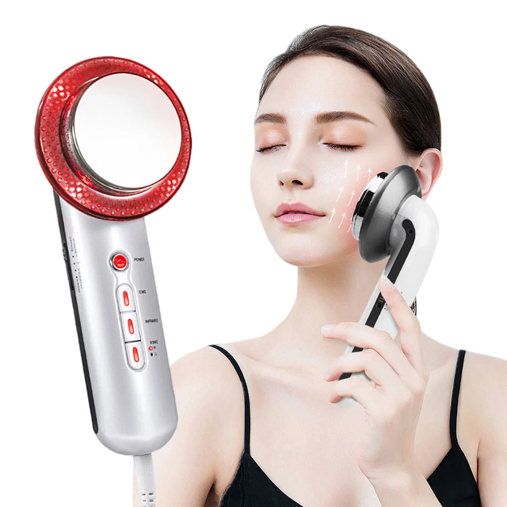 

3 IN 1 EMS Ultrasonic Cavitation Face Lifting Machine Weight Loss Body Shaping Massager Abdominal Leg Belly Fat Burner for Women