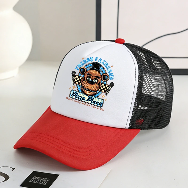 Five Nights at Freddy's Themed Mesh Baseball Cap - Cartoon Sports Hat
