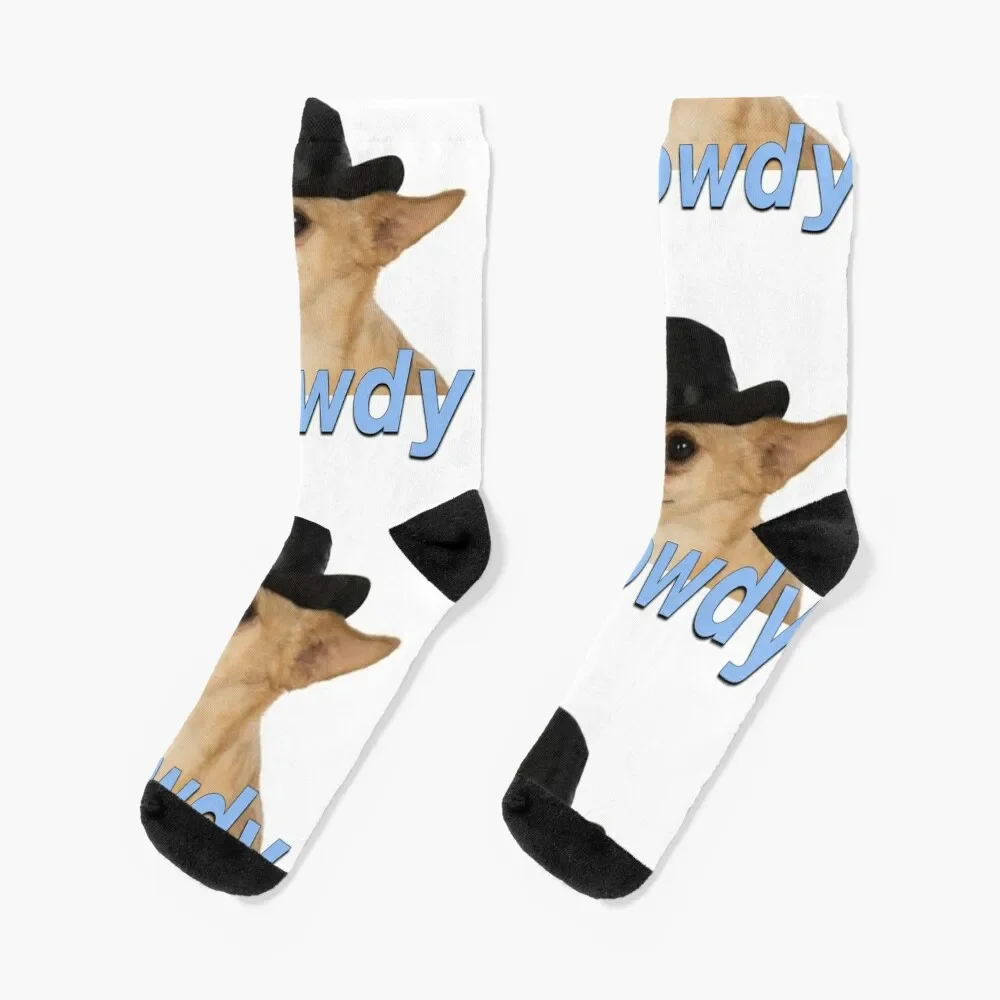 

Howdy Dog Socks fashionable tennis halloween FASHION Women's Socks Men's