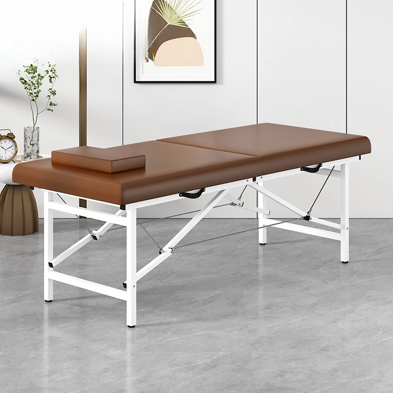 Therapy Full Body Massage Table Bench Esthetician Spa Tattoo Massage Table Portable Lettino Estetista Salon Furniture ZT50MT