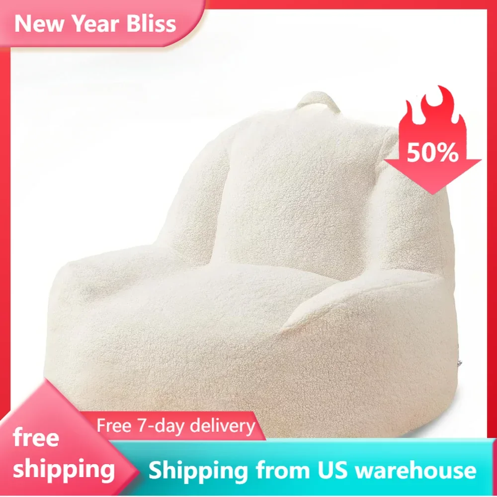 

Bean Bag Chair Bean Bag Lazy Sofa Beanbag Chairs for Adults,with High Density Foam Filling Modern Accent Chairs Comfy Chairs