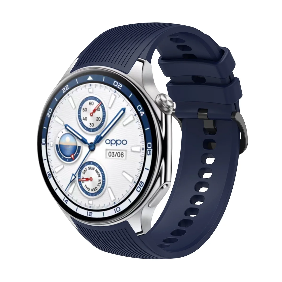 Silicone Sport Watch Band - Flexible Wristband