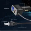 For Starlink Mini 100w 3-in-1 Car Charger with 2m/3m Type-C USB to DC Cable LED  insert the car cigarette lighter hole fit Mini 2